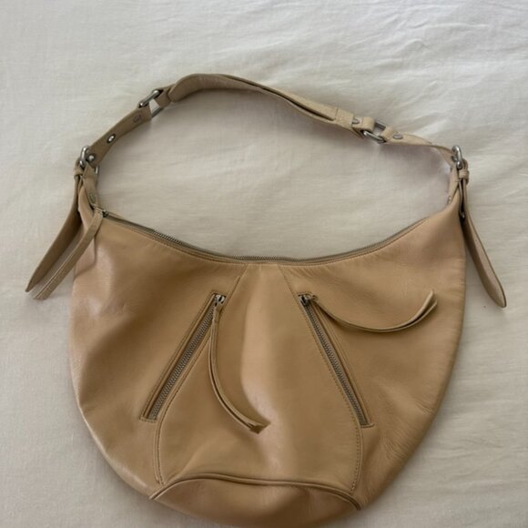 BY FAR Leather Hobo Shoulder Bag - Picture 2 of 7